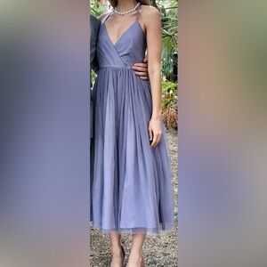 ASOS Lilac Tulle Halter Dress